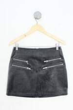 saia Canal feminina cinza com forro