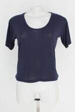 blusa básica amaro feminina azul