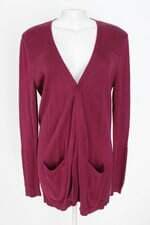 cardigan hit feminino vermelho