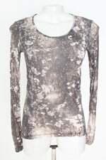 blusa borda barroca feminina estampada