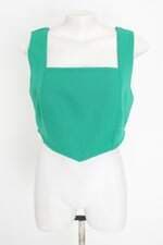 cropped feminino verde