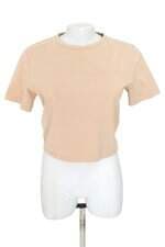 cropped Zara feminino marrom