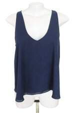 blusa Amaro feminina azul com forro