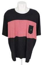camiseta gul masculina bicolor com recortes