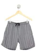 shorts Colcci feminino cinza listrado