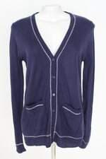 cardigan Canal feminino roxo