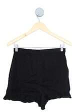 shorts Zara feminino preto com babado