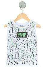 conjunto kids branco e cinza com silk