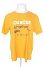 camiseta pissilone masculina amarela com silk