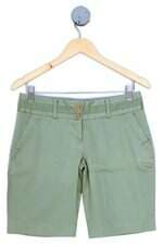 bermuda de sarja Mob feminina verde