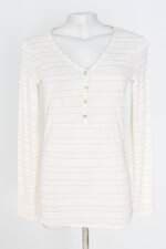 blusa manga longa vila flor feminina off white 