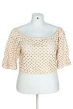 blusa cropped batiche feminina bege
