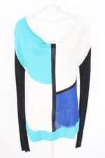 blusa Cori feminina colorida com recortes