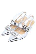slingback Luiza Barcelos feminino prata