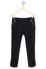 calça de tecido Zara feminina preta