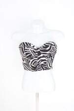 cropped Zara feminino estampado 