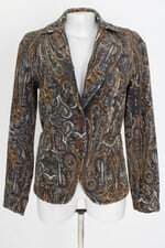 blazer Zara feminino estampado