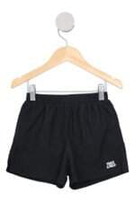 shorts Track & Field kids cinza com silk