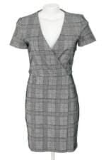 vestido mng feminino xadrez