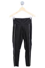 calça legging rala bela feminina preta com recortes