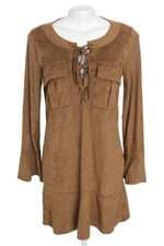 vestido kinara feminino marrom