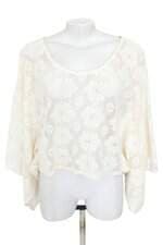 blusa feminina cotton candy tricot branca
