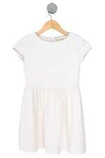vestido Zara kids branco com forro