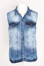 colete jeans Renner masculino azul