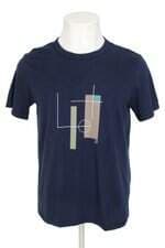 camiseta Hering masculina azul com silk