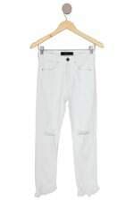 Calça Jeans Skinny Branca Animale Destroyed