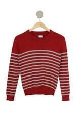 blusa de tricô Malwee kids vermelha listrada