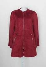 Sobretudo renner feminino vermelho