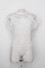 Blusa renner feminina off-white com Transparência