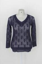 Suéter feminino azul