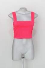 Top Cropped feminino rosa
