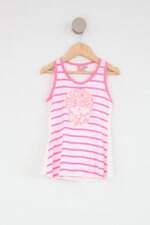 Regata Infantil riachuelo branca estampada