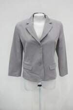 Blazer seiki feminino cinza com Ombreira