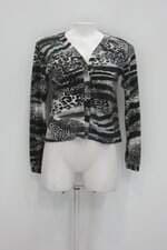Cardigan feminino estampado