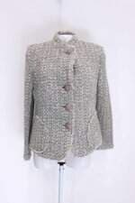 Casaco armani feminina cinza com Ombreira