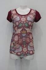 Blusa lola&maria feminina estampada com Recortes