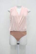 Body feminino bicolor com Recortes