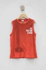 Regata Infantil fakini vermelha com Silk