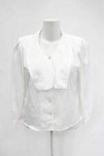 Camisa jeune frlle feminina branca com Ombreira