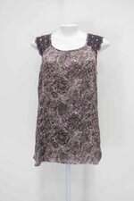 Blusa feminino estampado com Bordado na manga