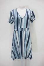 Vestido enfim feminino listrado