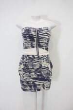 Vestido feminino estampado com Babado