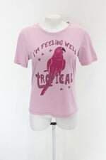 T-shirt dzarm feminina roxa com Silk