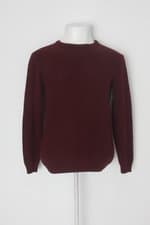 Suéter tricot oficina masculino vinho