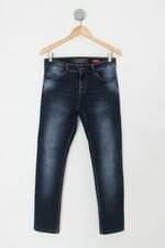 Calça Jeans lado avesso feminina azul