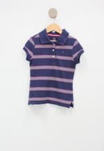 Polo Infantil tommy hilfiger listrada com recortes